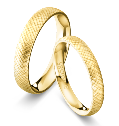 Trauringe Gelbgold 585 X-cut KT06R