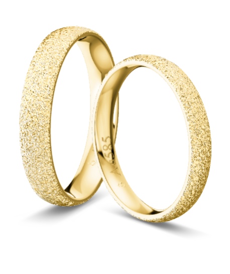 Trauringe Gelbgold 585 diamantiert KT30R