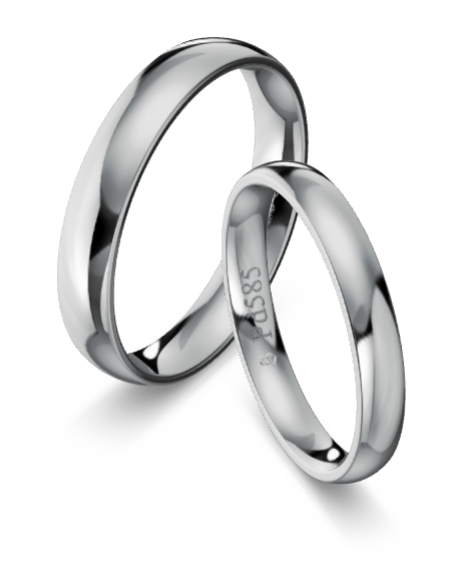 Trauringe Palladium KT19R