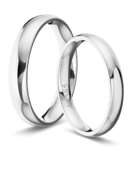 Trauringe Weißgold KT21R