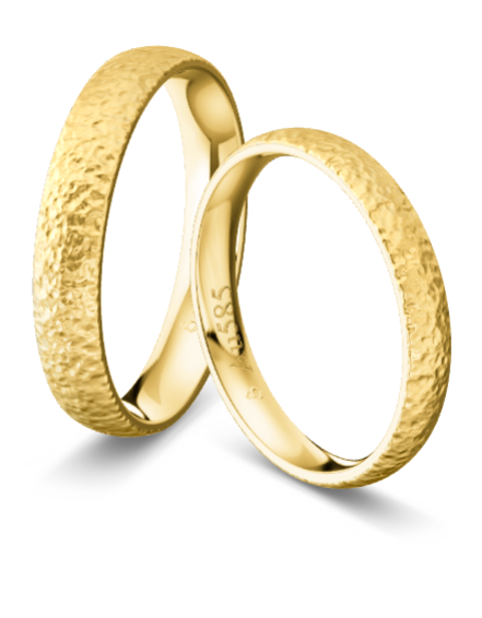 Trauringe Gelbgold 585 frozen KT23R