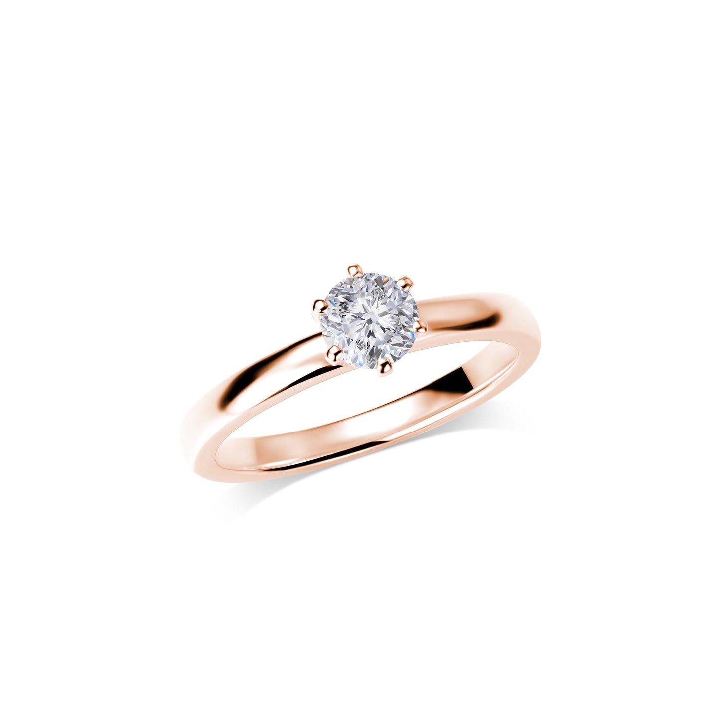 Verlobungsring Gold Platin 0,25ct KT11