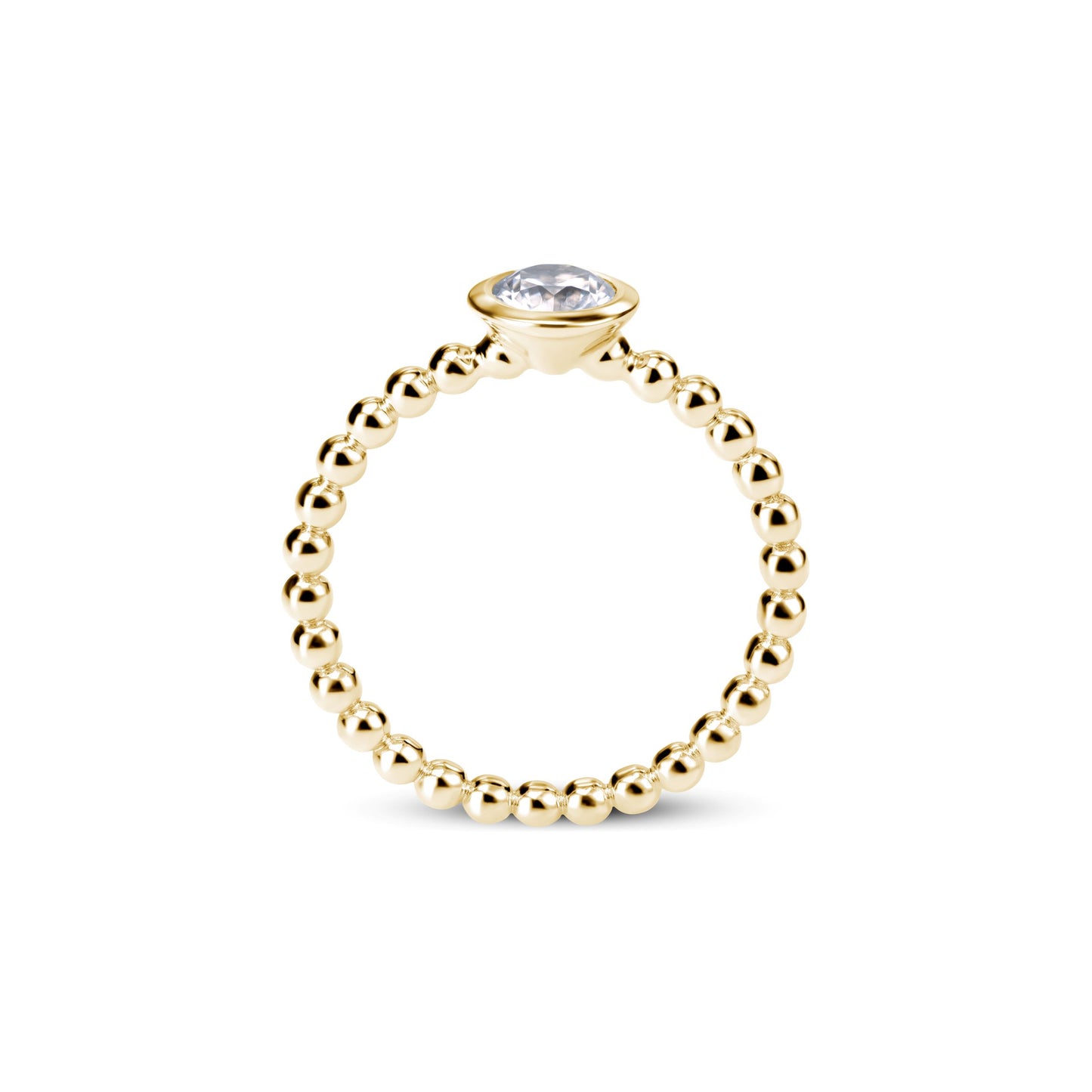 Verlobungsring Gold Platin 0.25ct KT15
