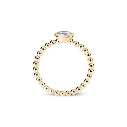 Verlobungsring Gold Platin 0.25ct KT15