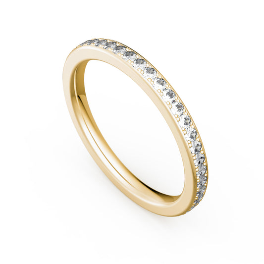 Memoirering Vorsteckring Gold 585 750 Platin 950 0,44ct KT01
