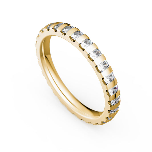 Memoirering Vorsteckring Gold 585 750 Platin 950 1,0ct KT03