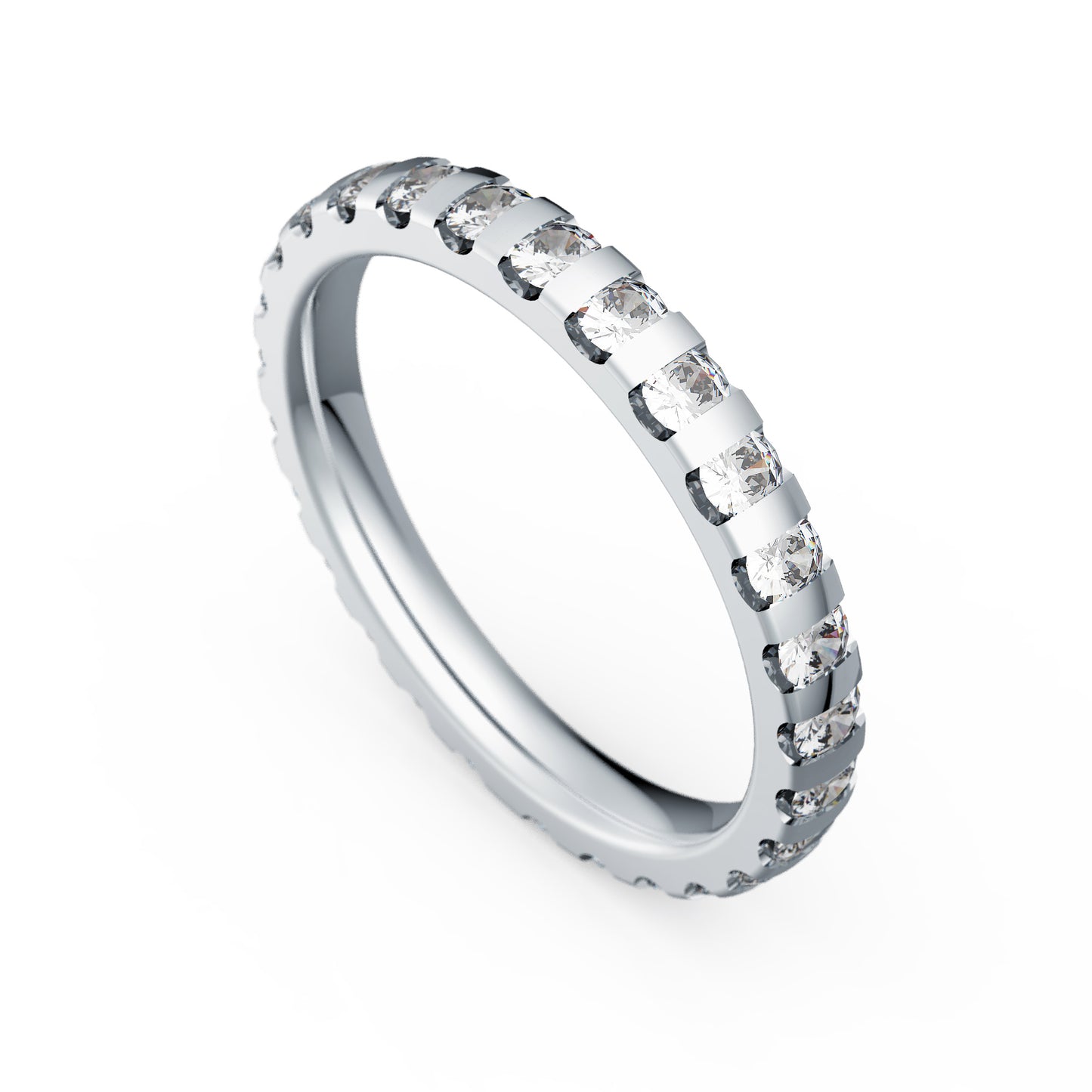 Memoirering Vorsteckring Gold 585 750 Platin 950 1,0ct KT03