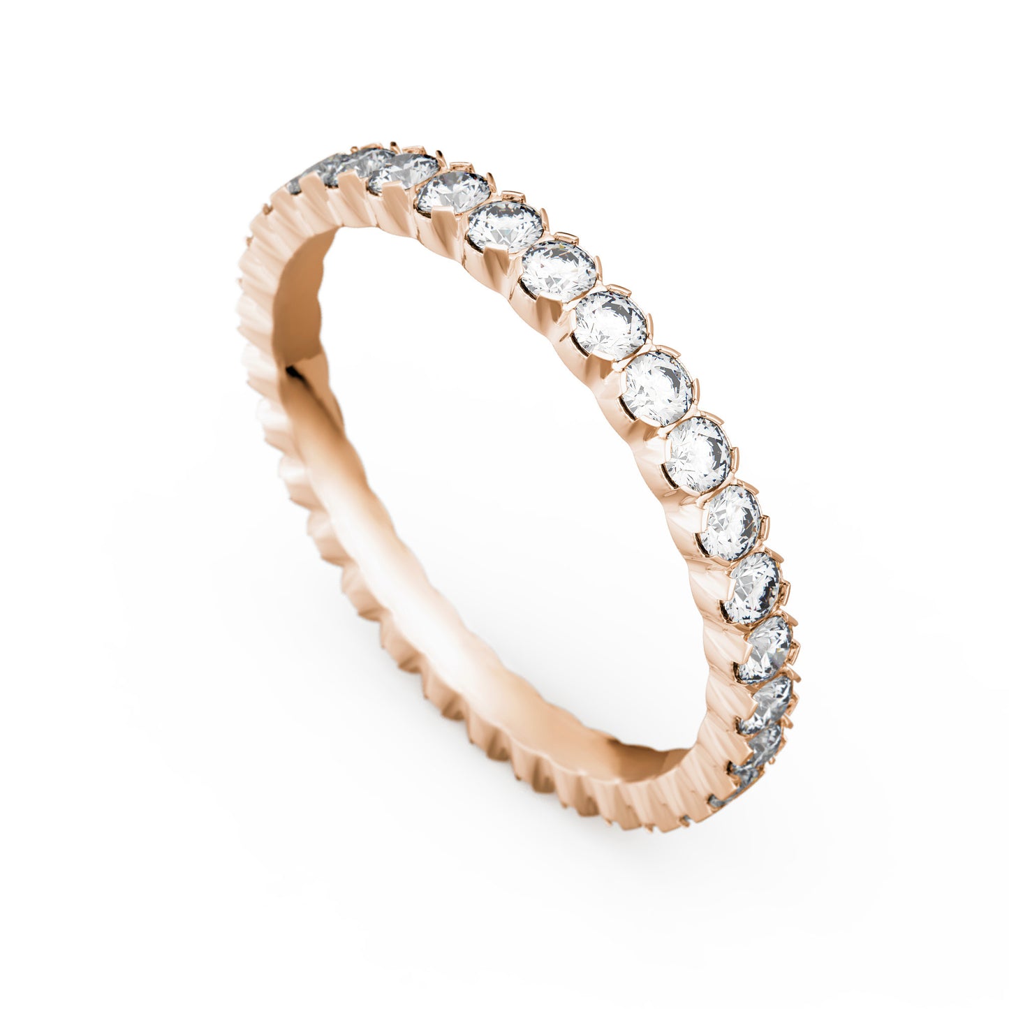 Memoirering Vorsteckring Gold 585 750 Platin 950 0,93ct KT04