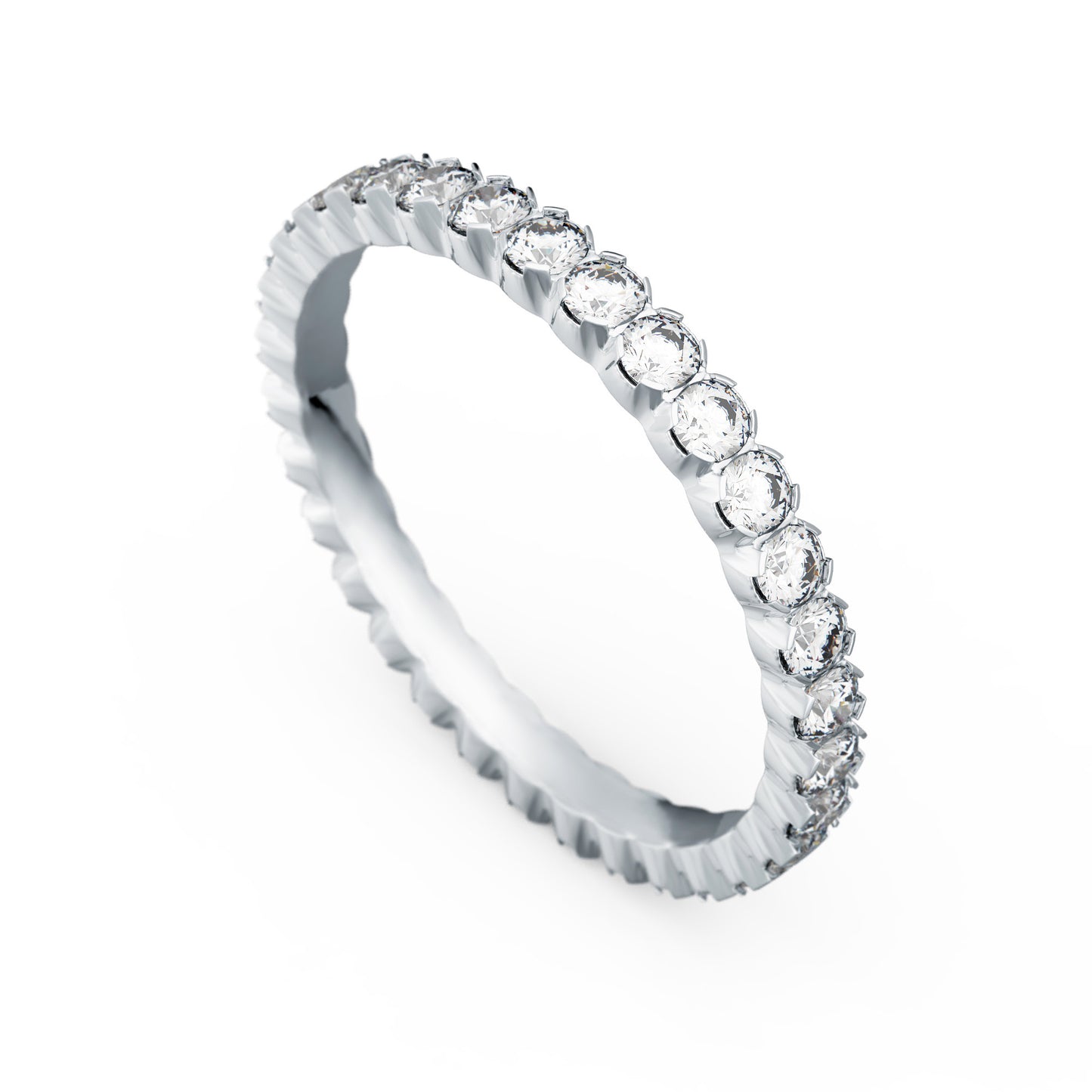 Memoirering Vorsteckring Gold 585 750 Platin 950 0,93ct KT04