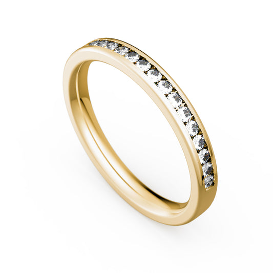 Memoirering Vorsteckring Gold 585 750 Platin 950 0,21ct KT06