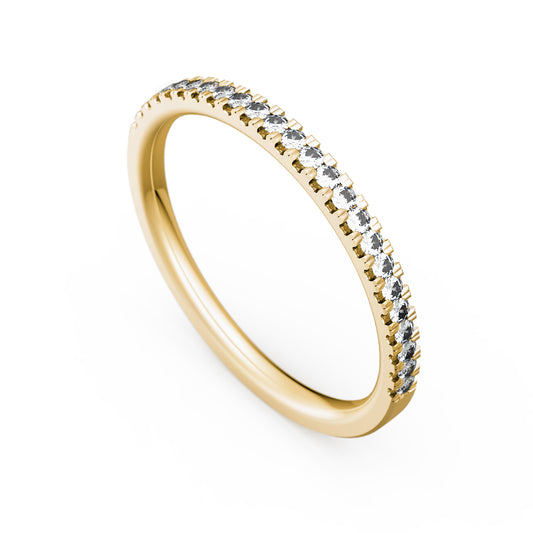 Memoirering Vorsteckring Gold 585 750 Platin 950 0,161ct KT07