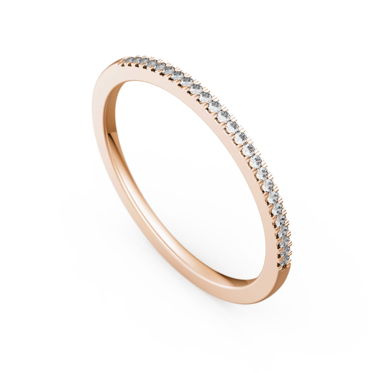 Memoirering Vorsteckring Gold 585 750 Platin 950 0,08ct KT08