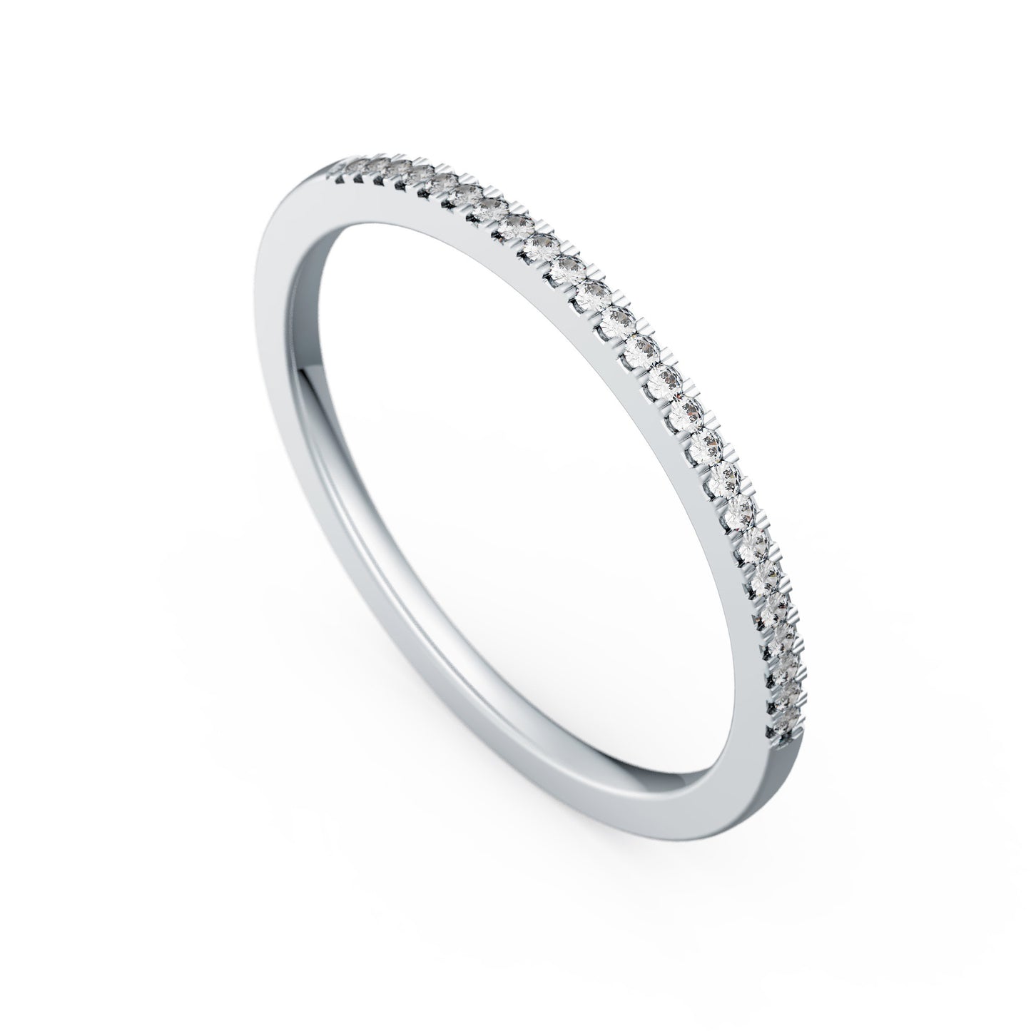 Memoirering Vorsteckring Gold 585 750 Platin 950 0,08ct KT08