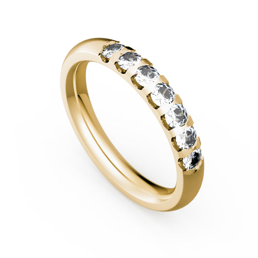 Memoirering Vorsteckring Gold 585 750 Platin 950 0,56ct KT10