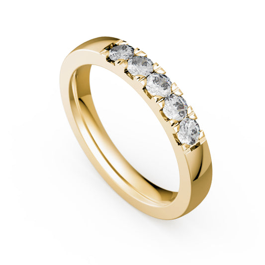 Memoirering Vorsteckring Gold 585 750 Platin 950 0,50ct KT12