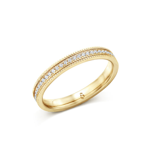 Memoirering Vorsteckring Gold 585 750 Platin 950 0,275ct KT13