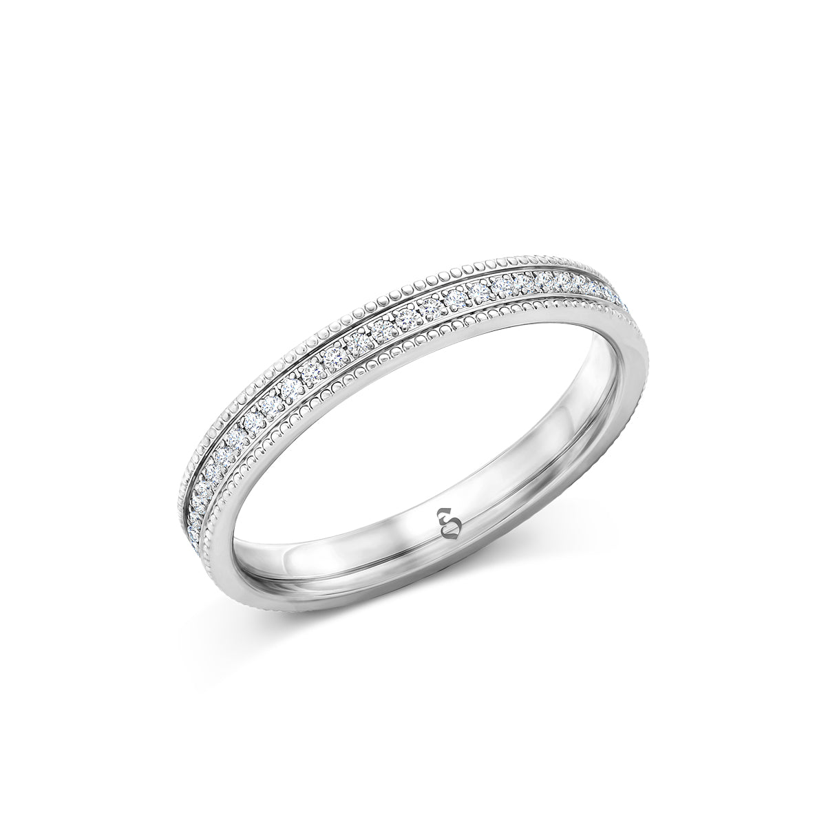 Memoirering Vorsteckring Gold 585 750 Platin 950 0,275ct KT13