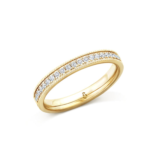 Memoirering Vorsteckring Gold 585 750 Platin 950 0,21ct KT14