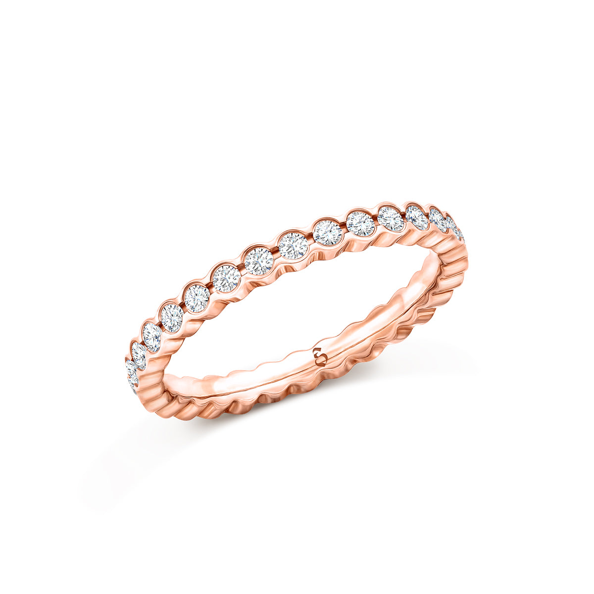 Memoirering Vorsteckring Gold 585 750 Platin 950 0,58ct KT15