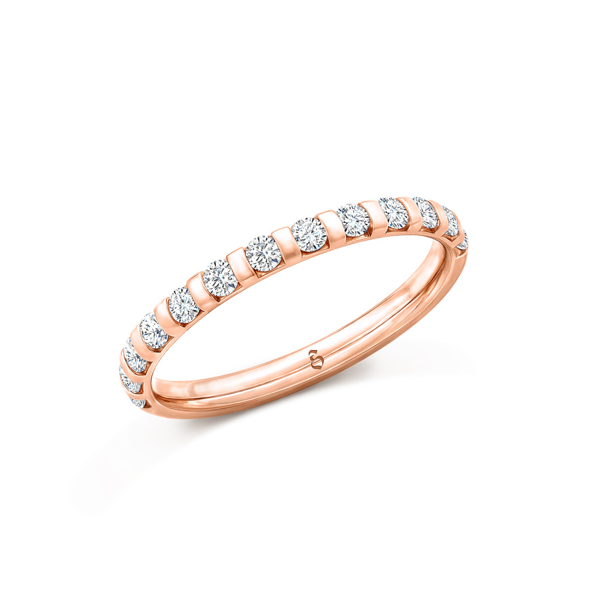 Memoirering Vorsteckring Gold 585 750 Platin 950 0,26ct KT16