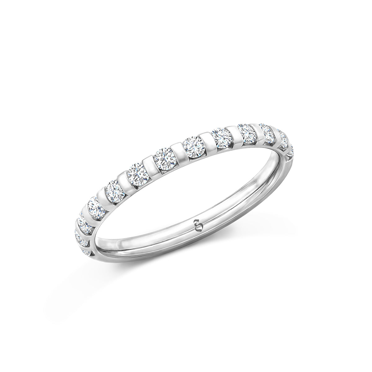 Memoirering Vorsteckring Gold 585 750 Platin 950 0,26ct KT16