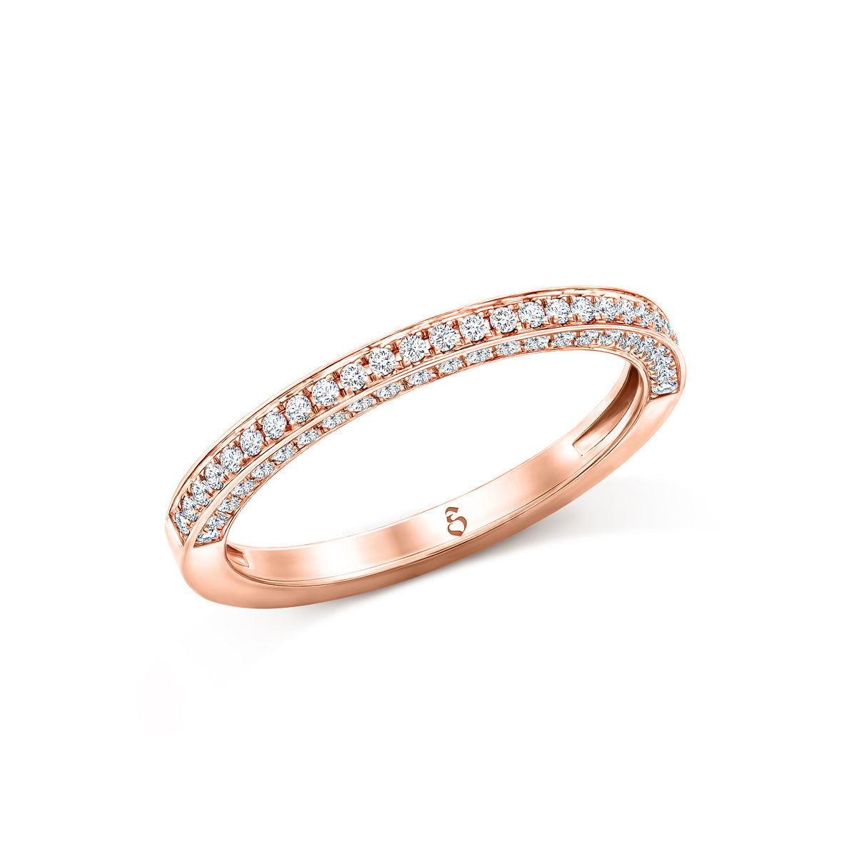 Memoirering Vorsteckring Gold 585 750 Platin 950 0,39ct KT18
