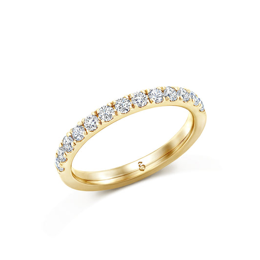 Memoirering Vorsteckring Gold 585 750 Platin 950 0,52ct KT19