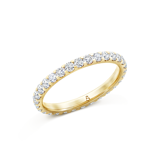 Memoirering Vorsteckring Gold 585 750 Platin 950 0,87ct KT21